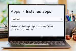 How to remove bloatware on Windows 11