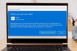 How to remove a user account in Windows 11