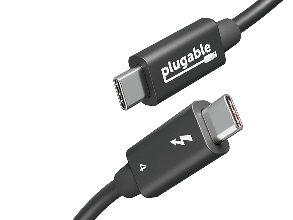Plugable Thunderbolt 4 240W EPR cable – Best USB-C cable for speed and charging