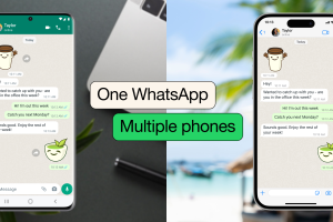 Finally, WhatsApp can be used on multiple phones